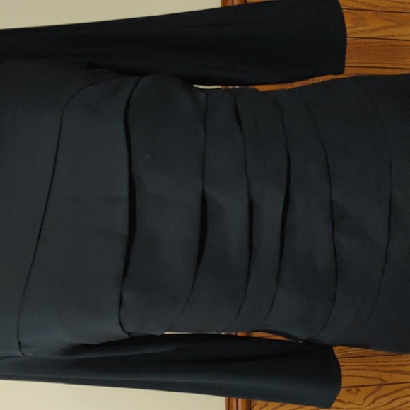 White House Black Market Sheer Tiered Front Dress S - Picture 3 of 14